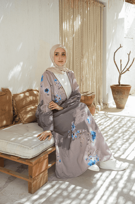 Floral Boarder Dress