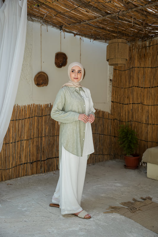 Palm Haven Linen Shirt