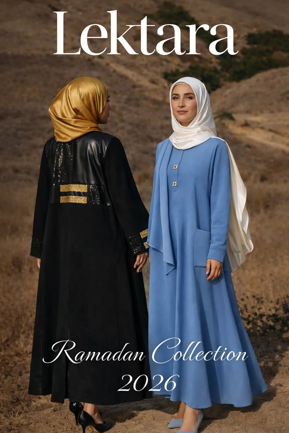 Lektara Ramadan Collection 2026 with elegant winter modest dresses for women in Egypt