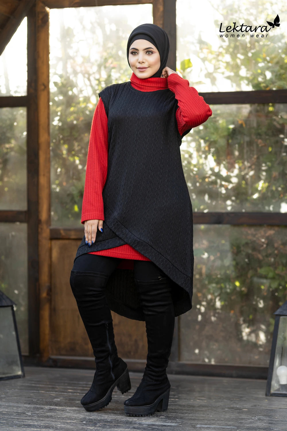 Long Modest Tunic Top