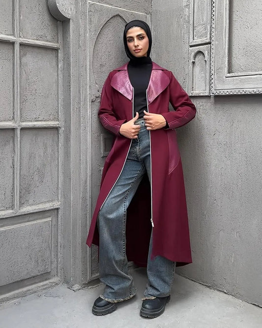 Elegant Modest Coat Dress