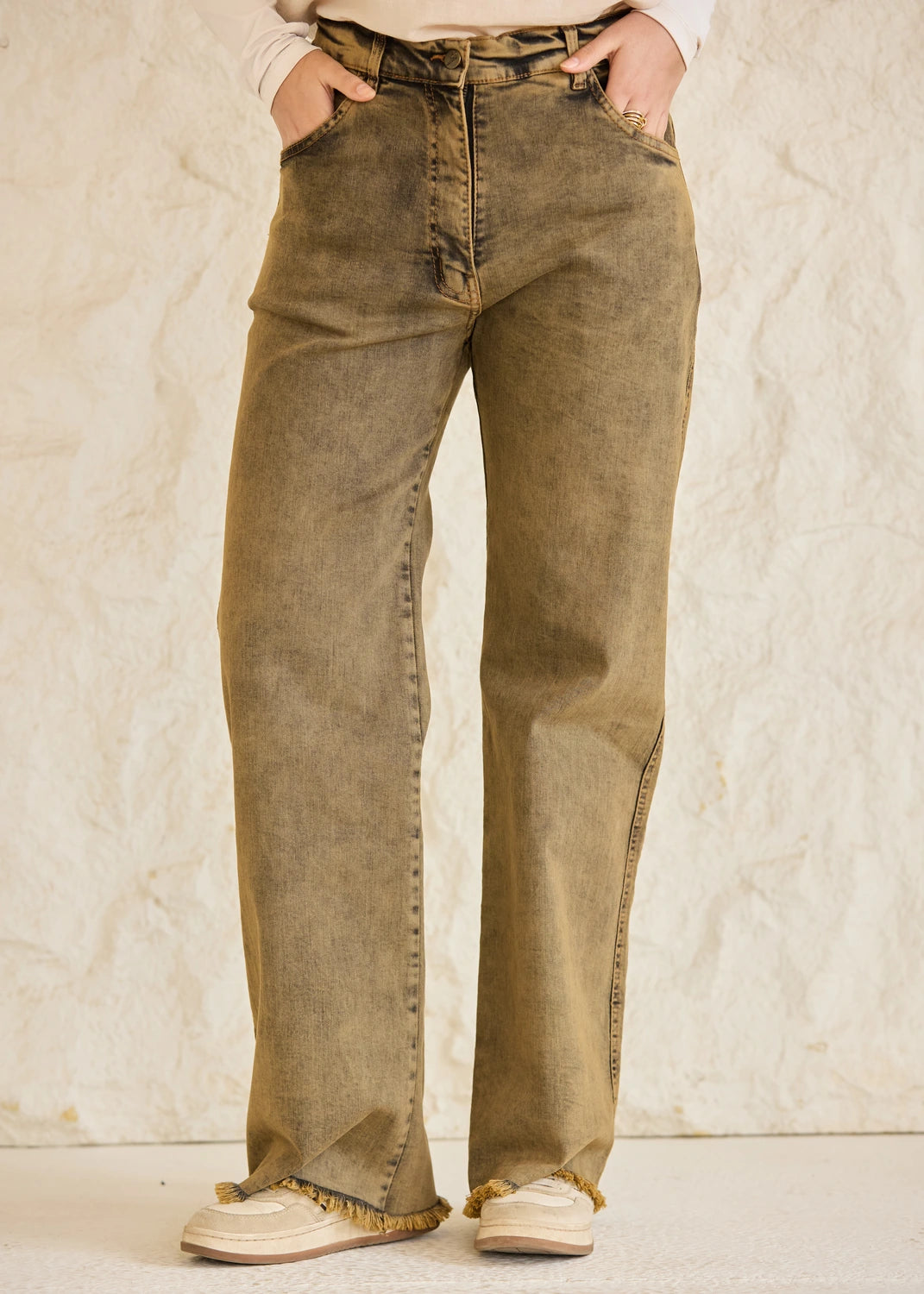 Wide Leg Denim Jeans