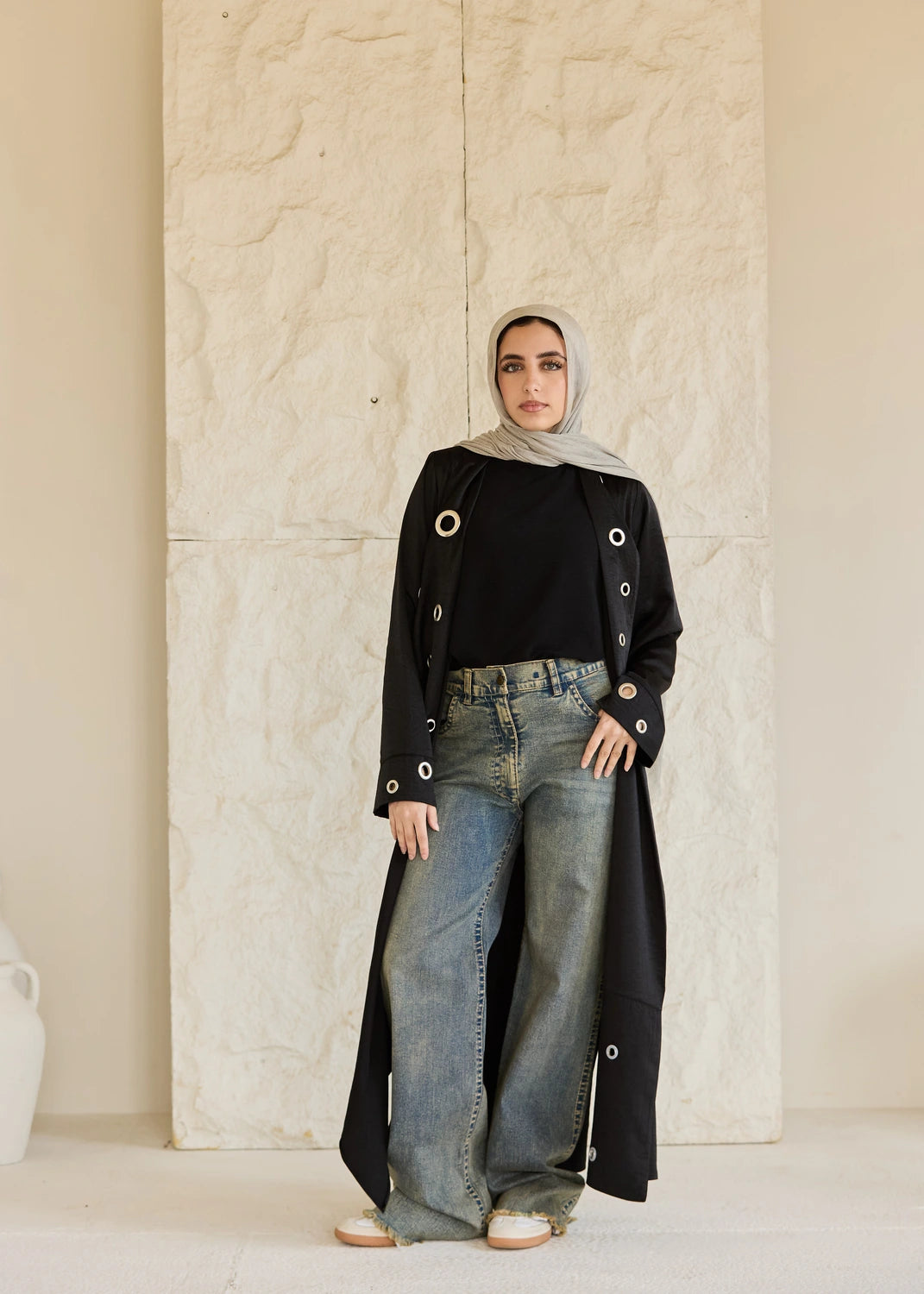 Wide Leg Denim Jeans