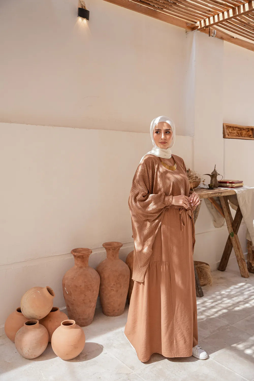 The Linen Flow Dress