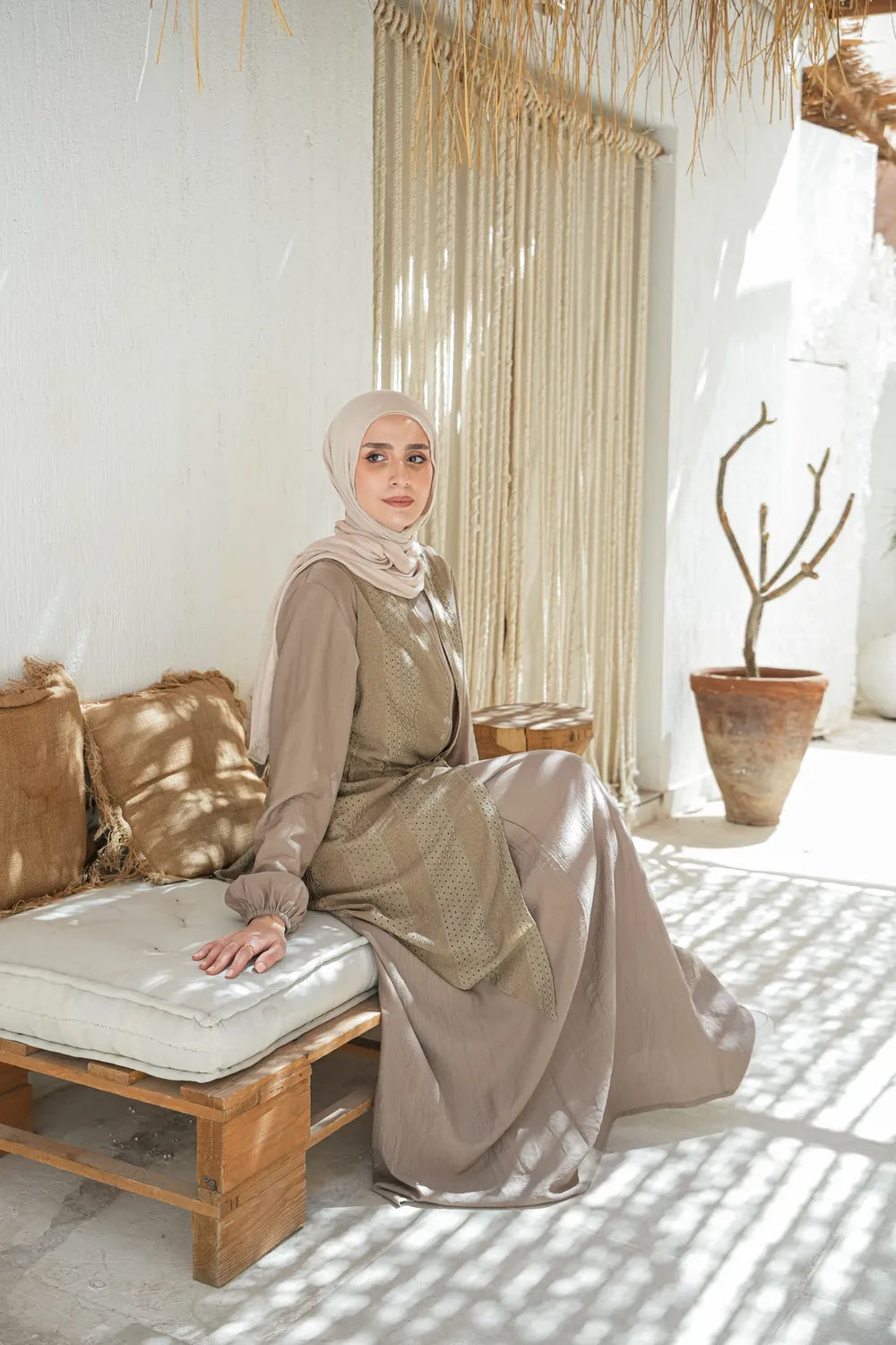 The Linen Flow Dress