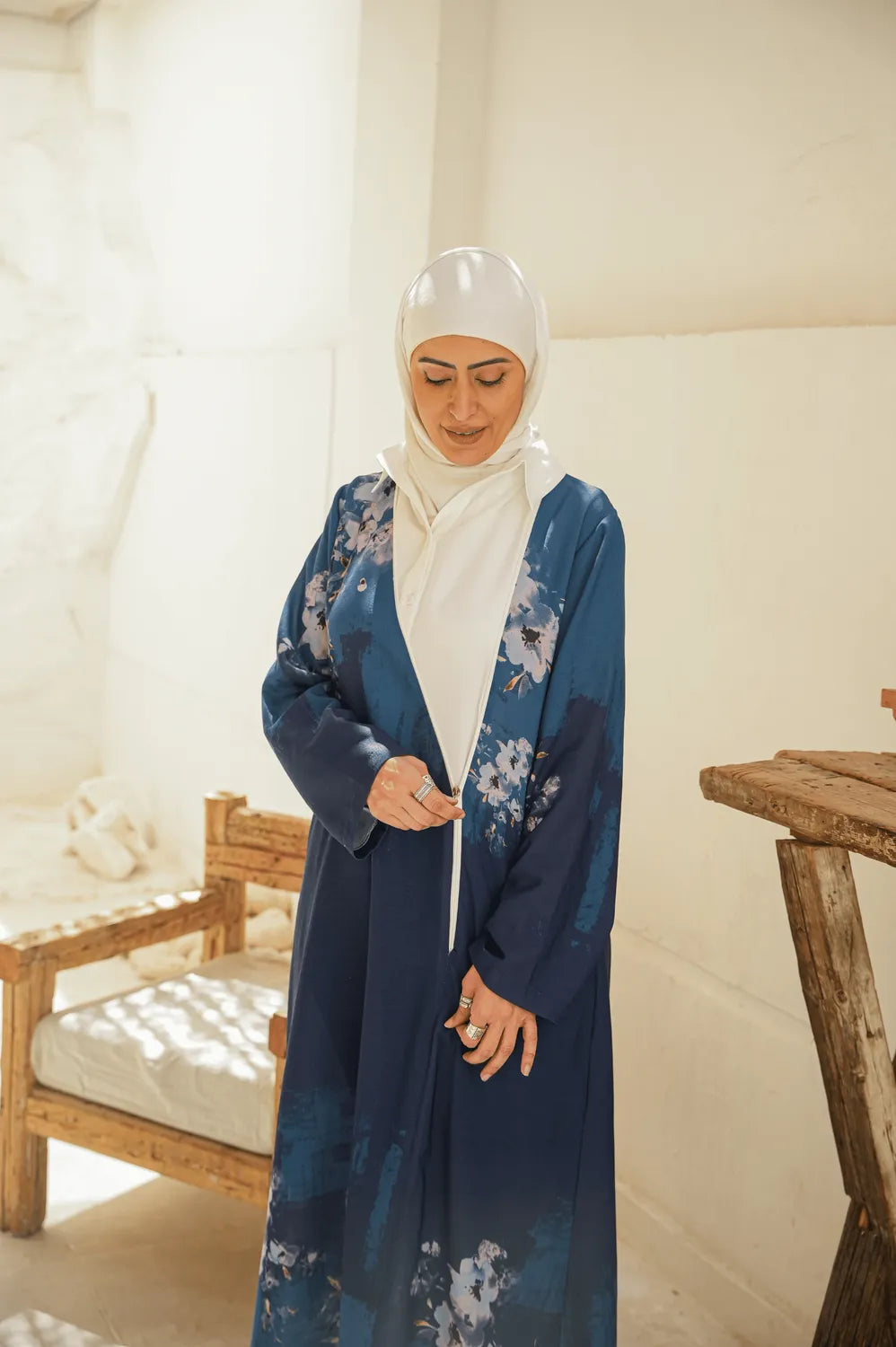 Floral Boarder Dress