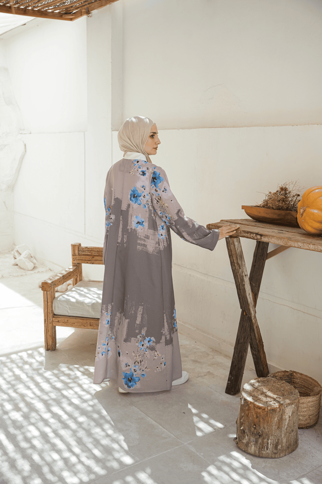 Floral Boarder Dress