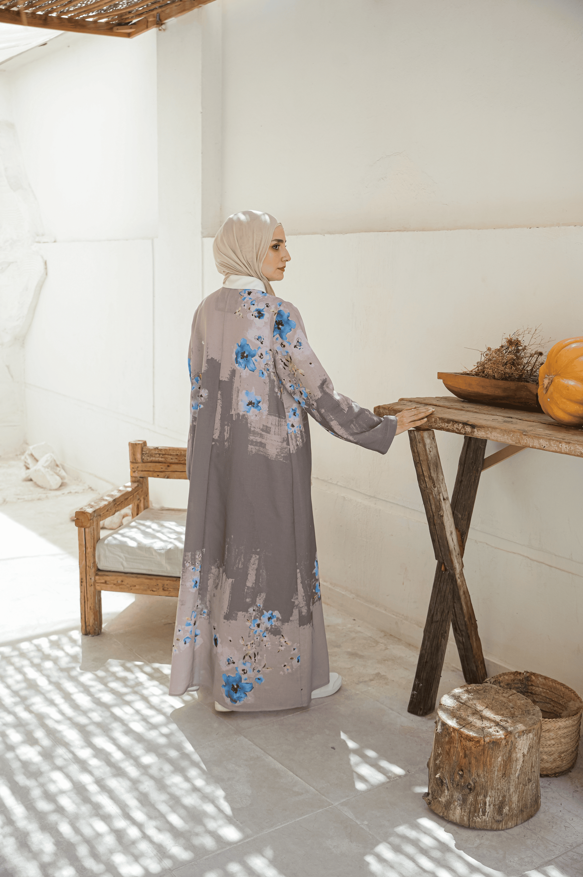 Floral Boarder Dress