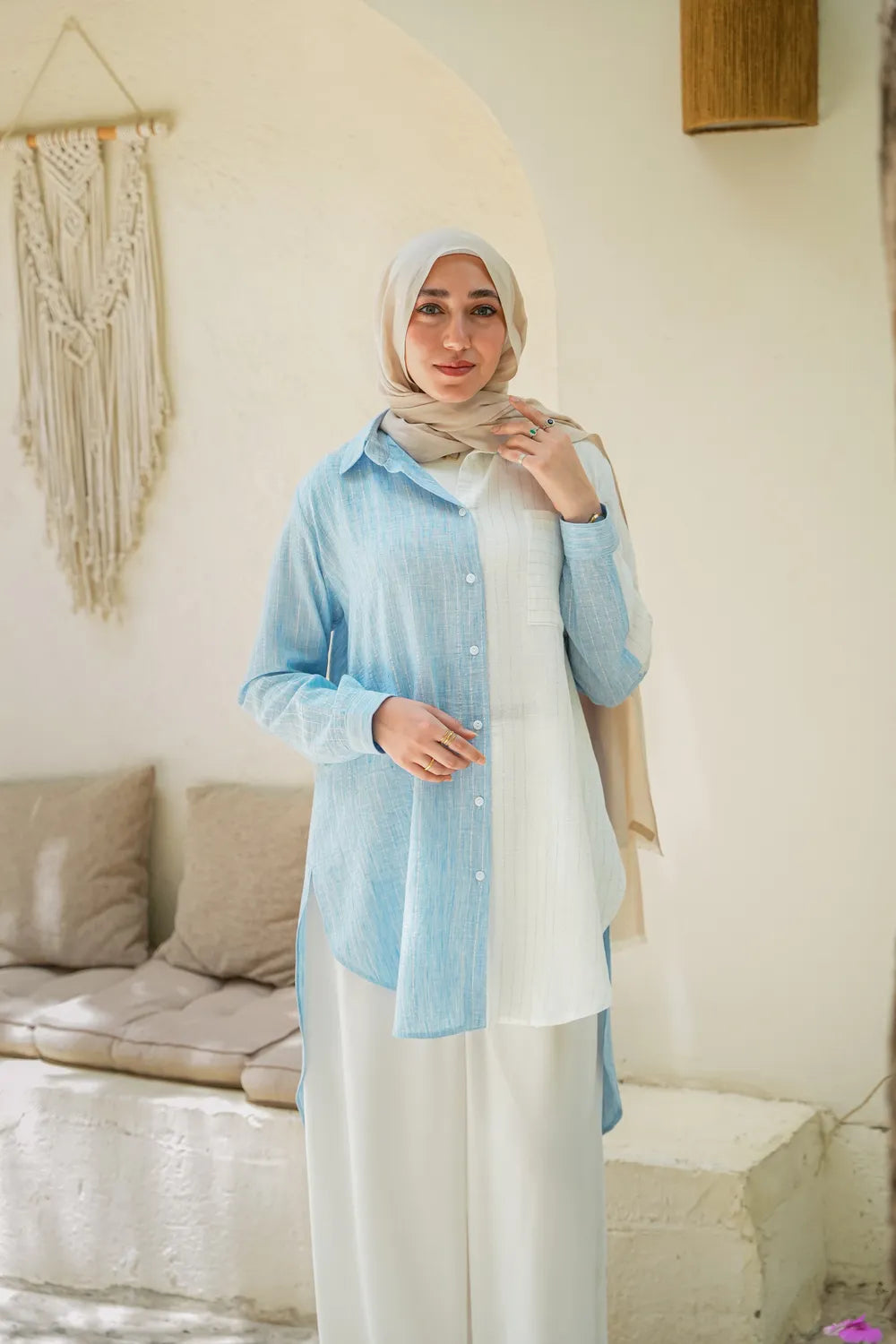 Palm Haven Linen Shirt