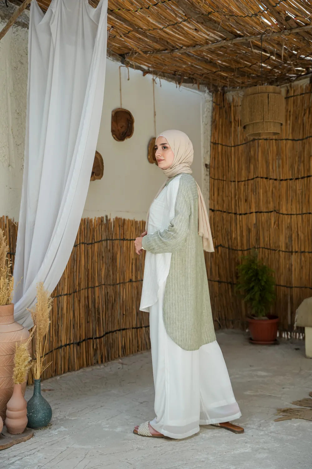 Palm Haven Linen Shirt