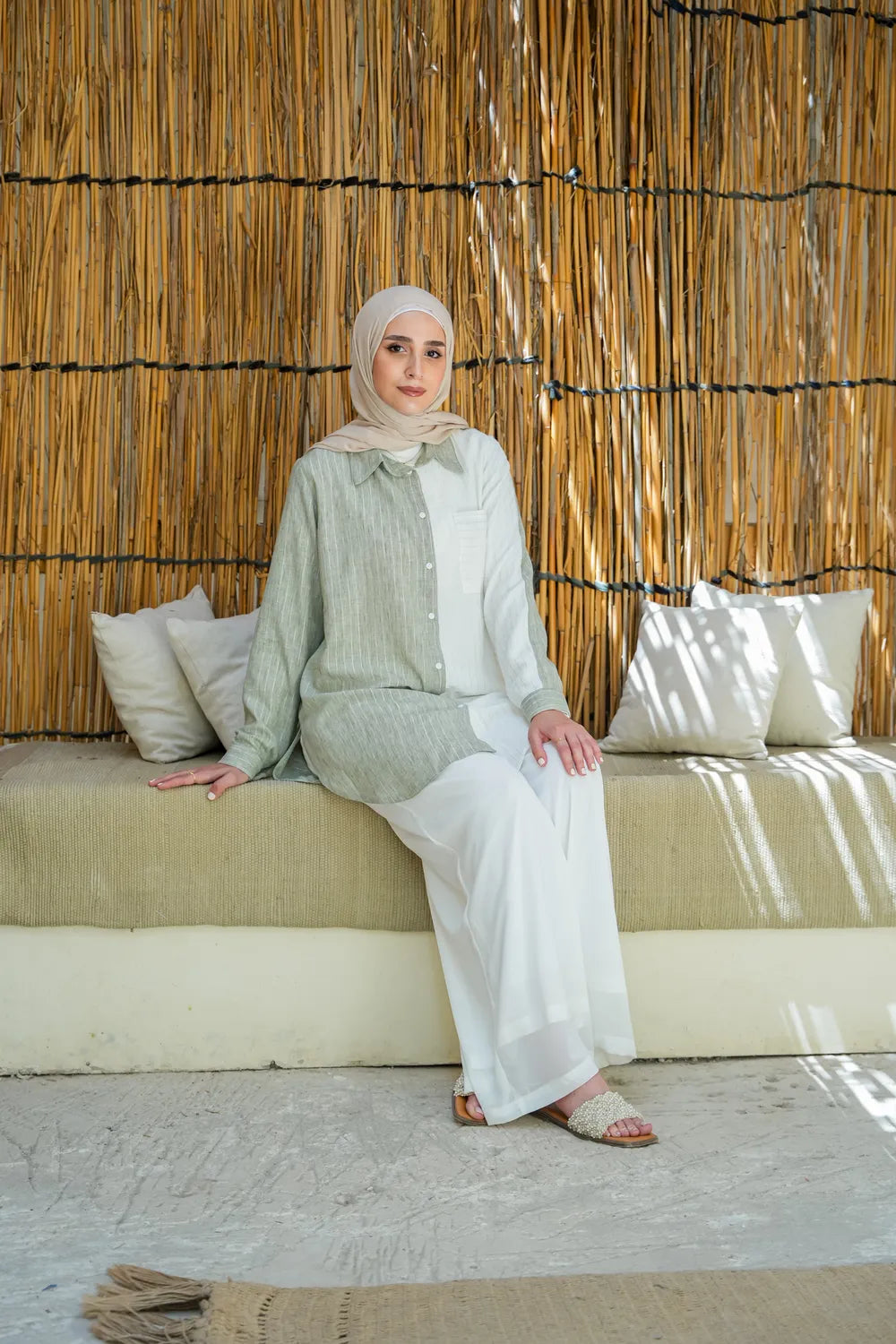 Palm Haven Linen Shirt