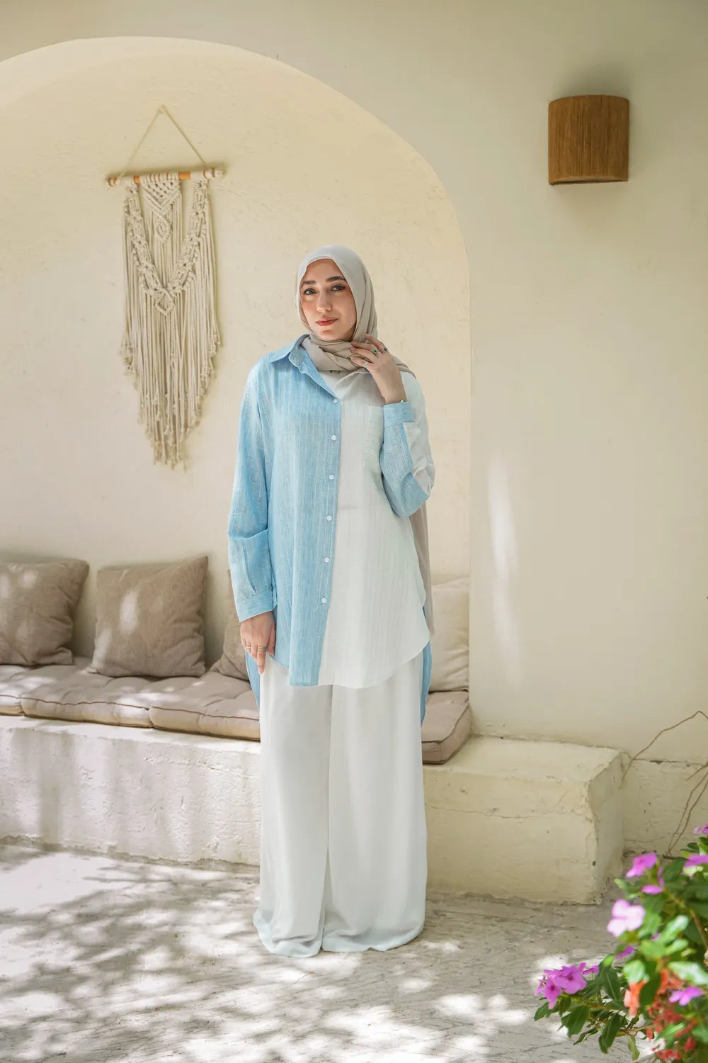 Palm Haven Linen Shirt