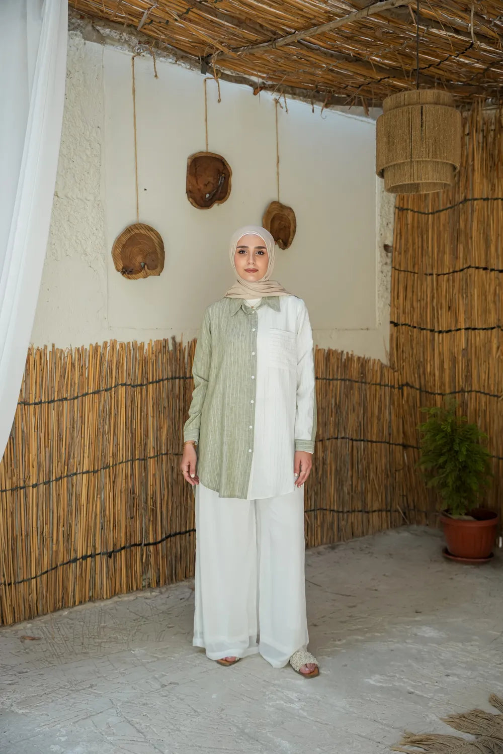 Palm Haven Linen Shirt