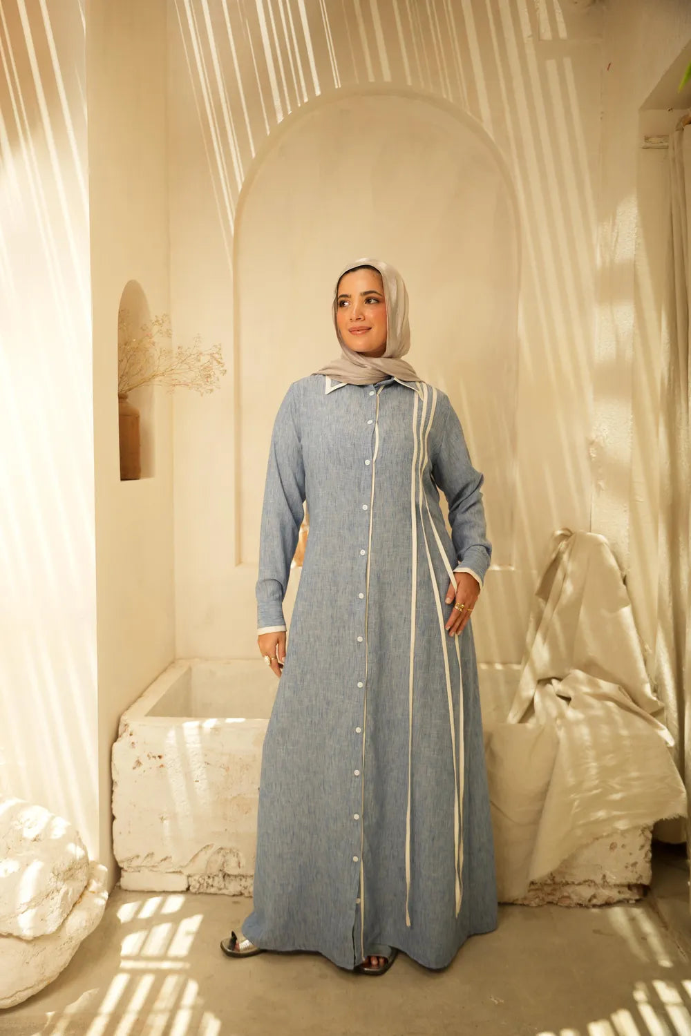 dress with ribbon details