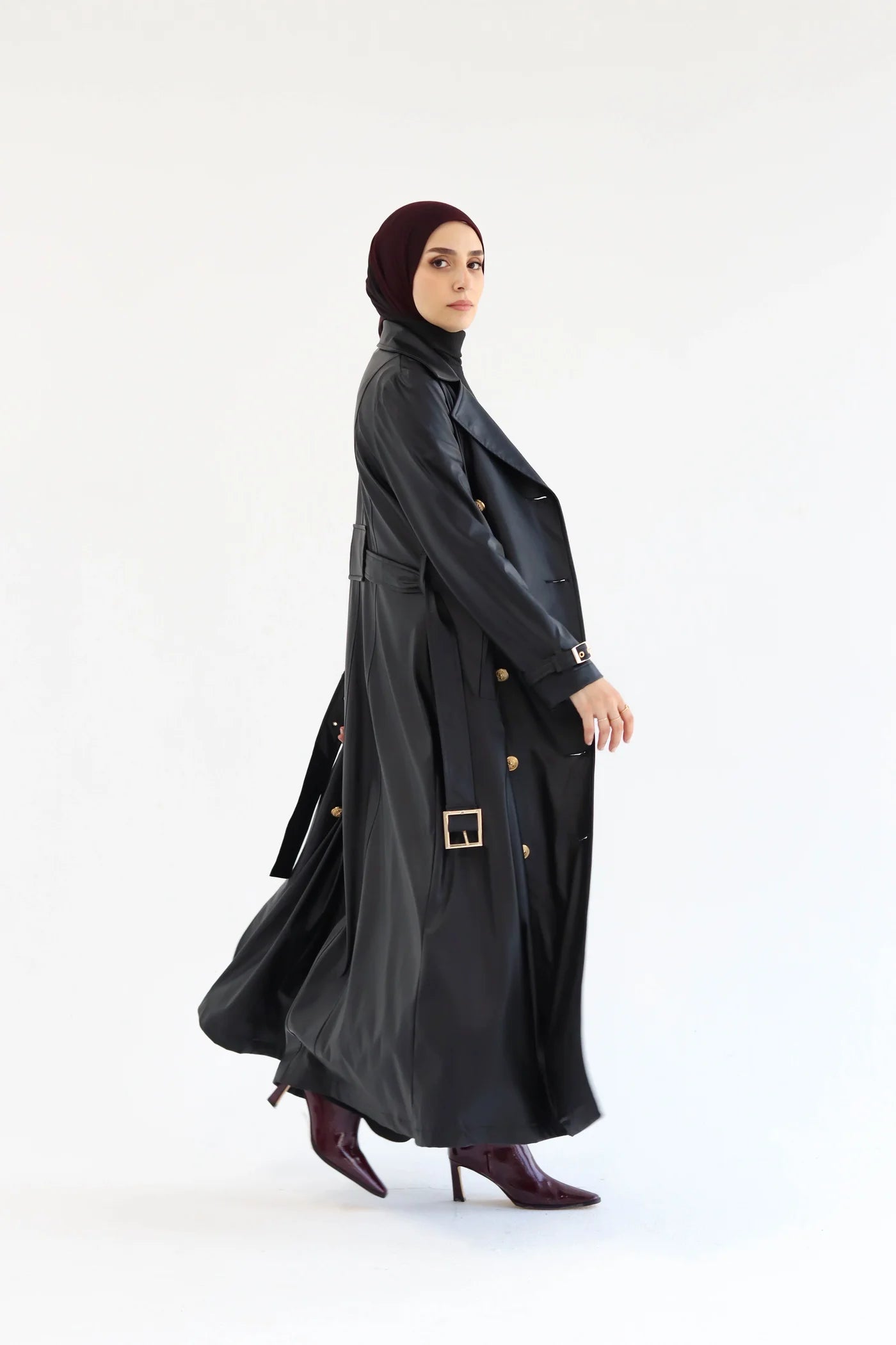 Crocodile Leather Coat