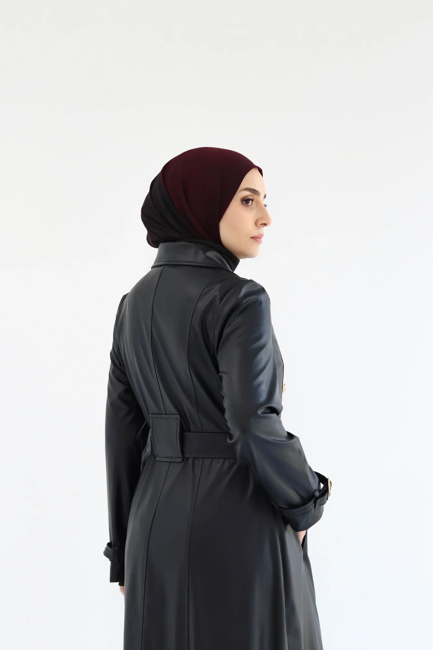 Crocodile Leather Coat