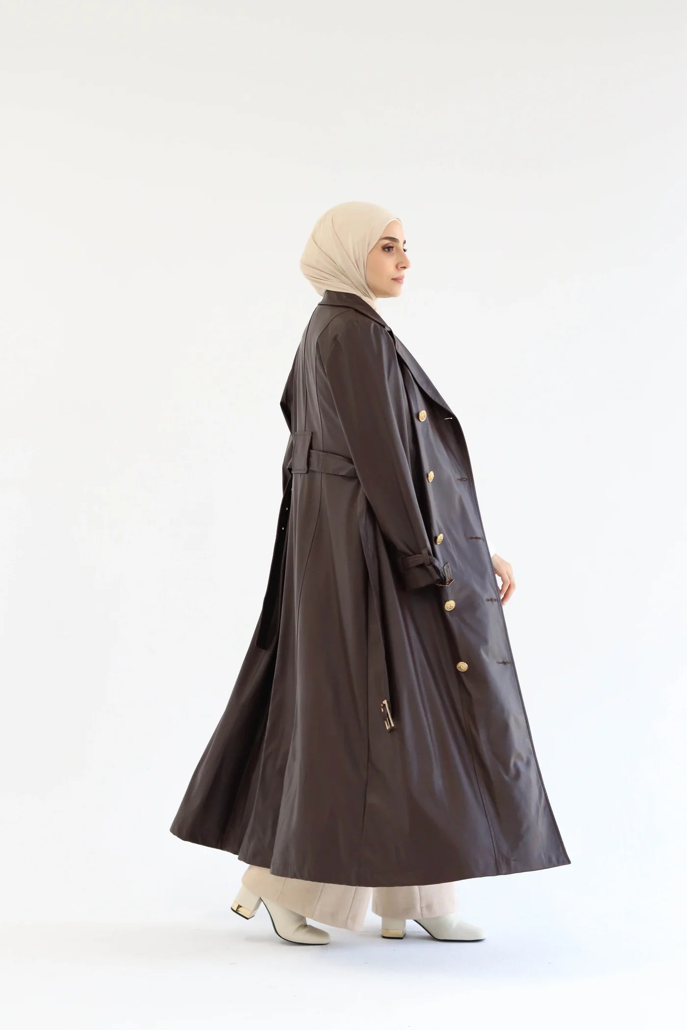 Crocodile Leather Coat