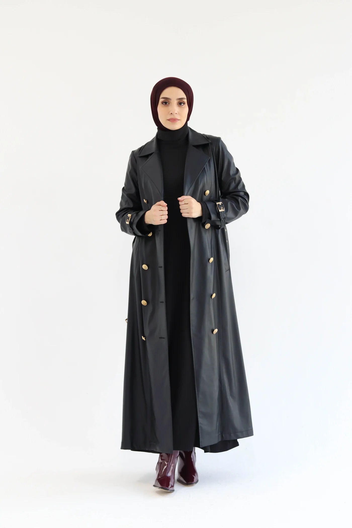 Crocodile Leather Coat