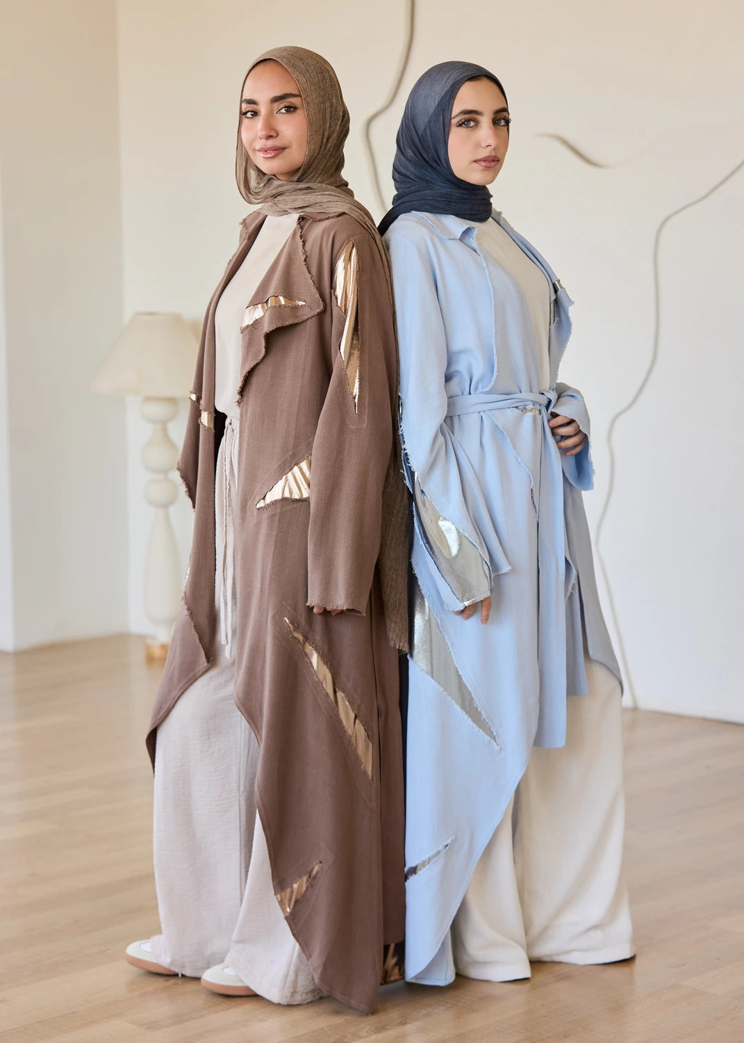 Linen Satin Cardigan