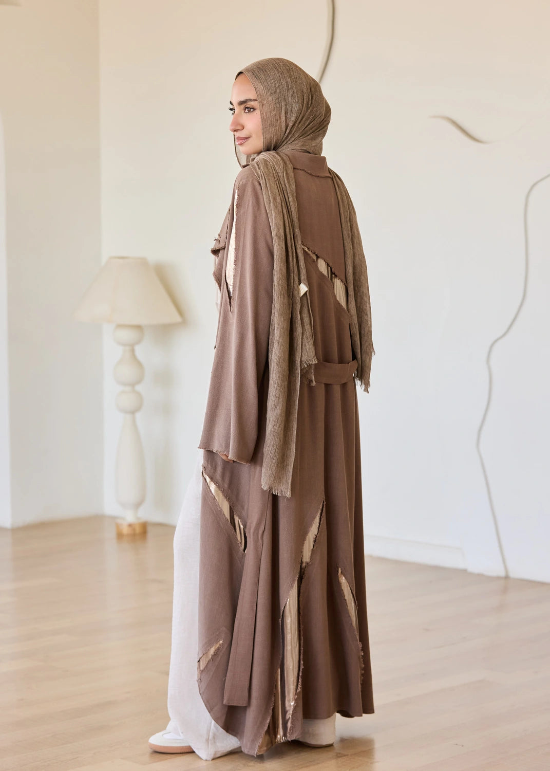 Linen Satin Cardigan