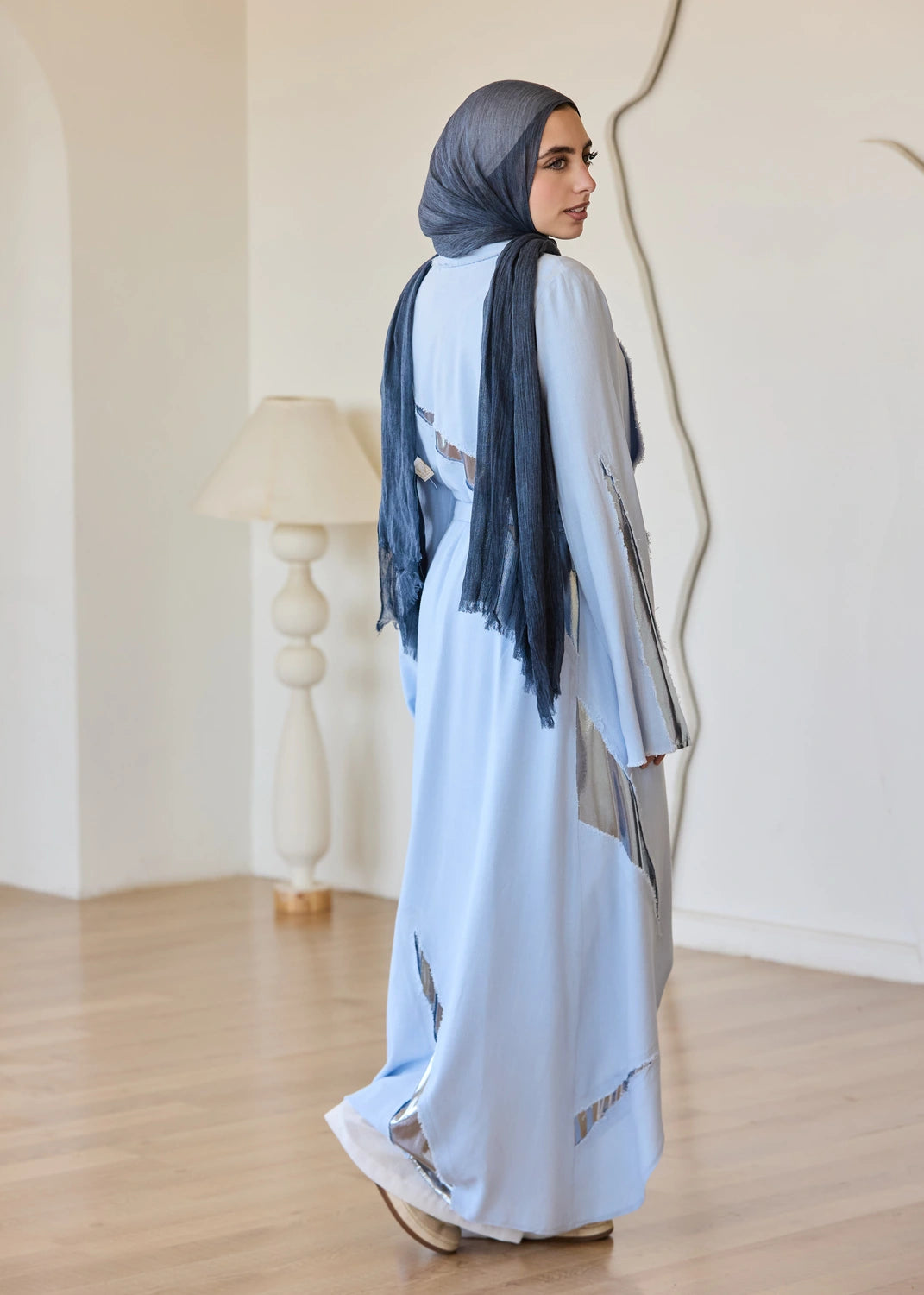 Linen Satin Cardigan