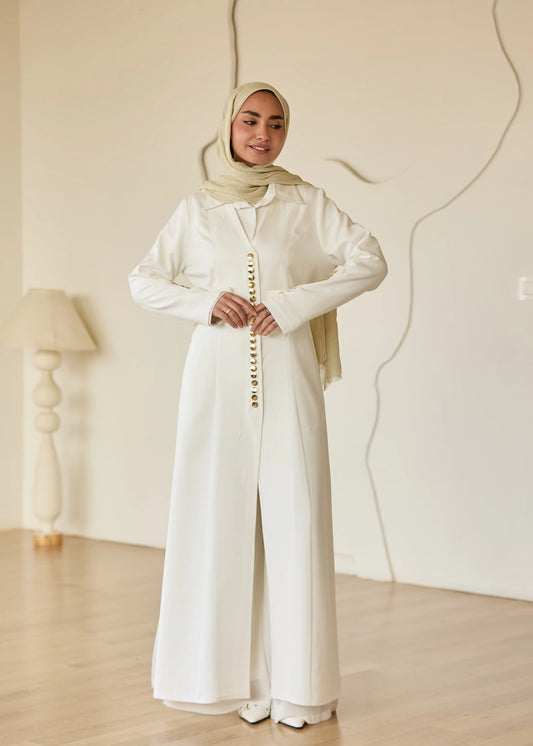 Button Front Coat Dress