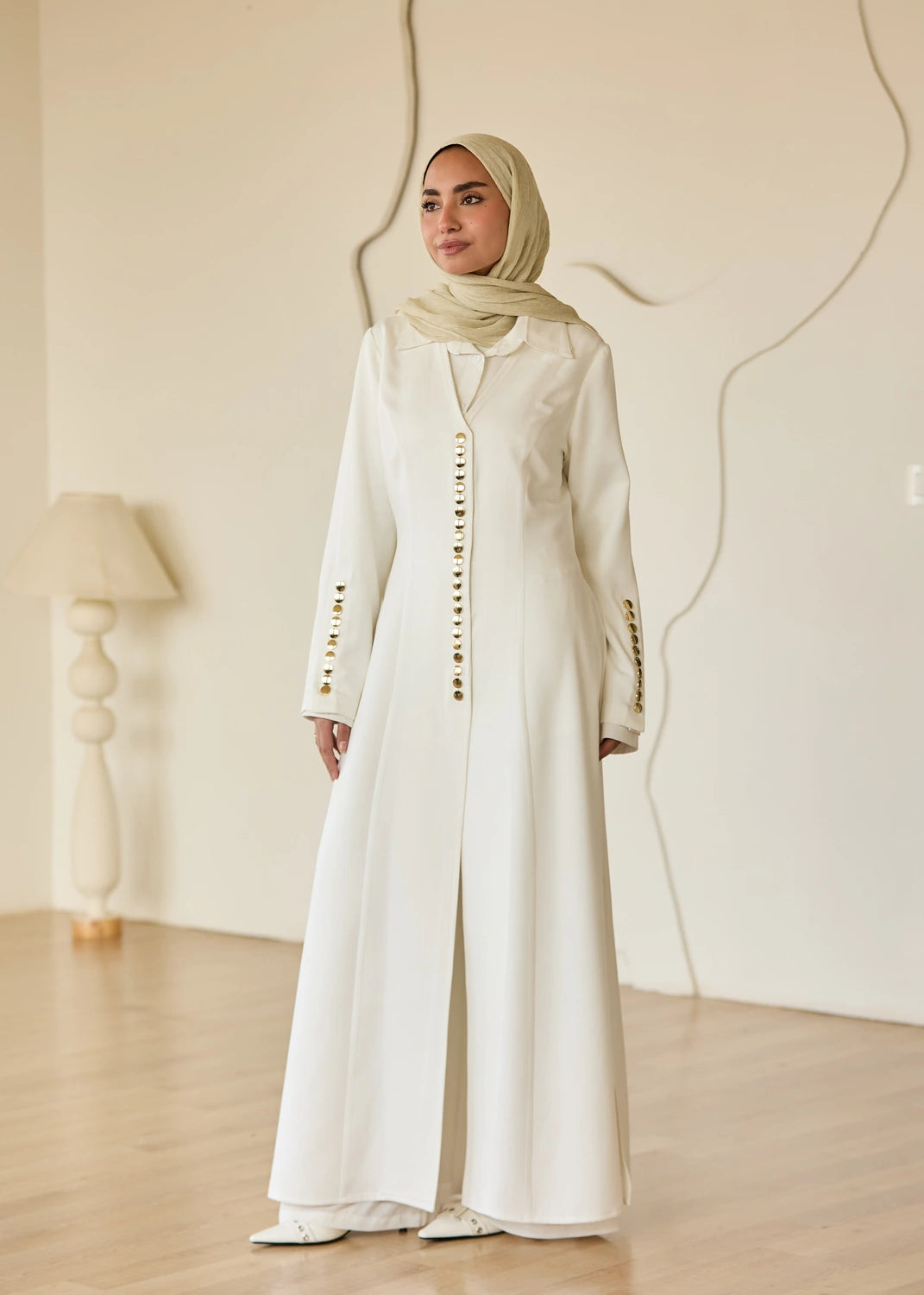 Button Front Coat Dress