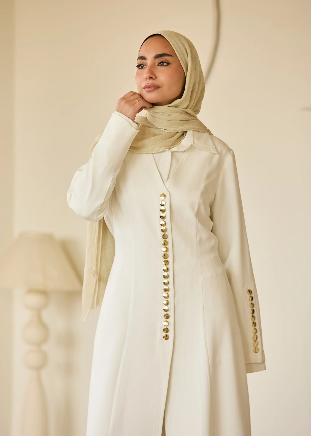Button Front Coat Dress