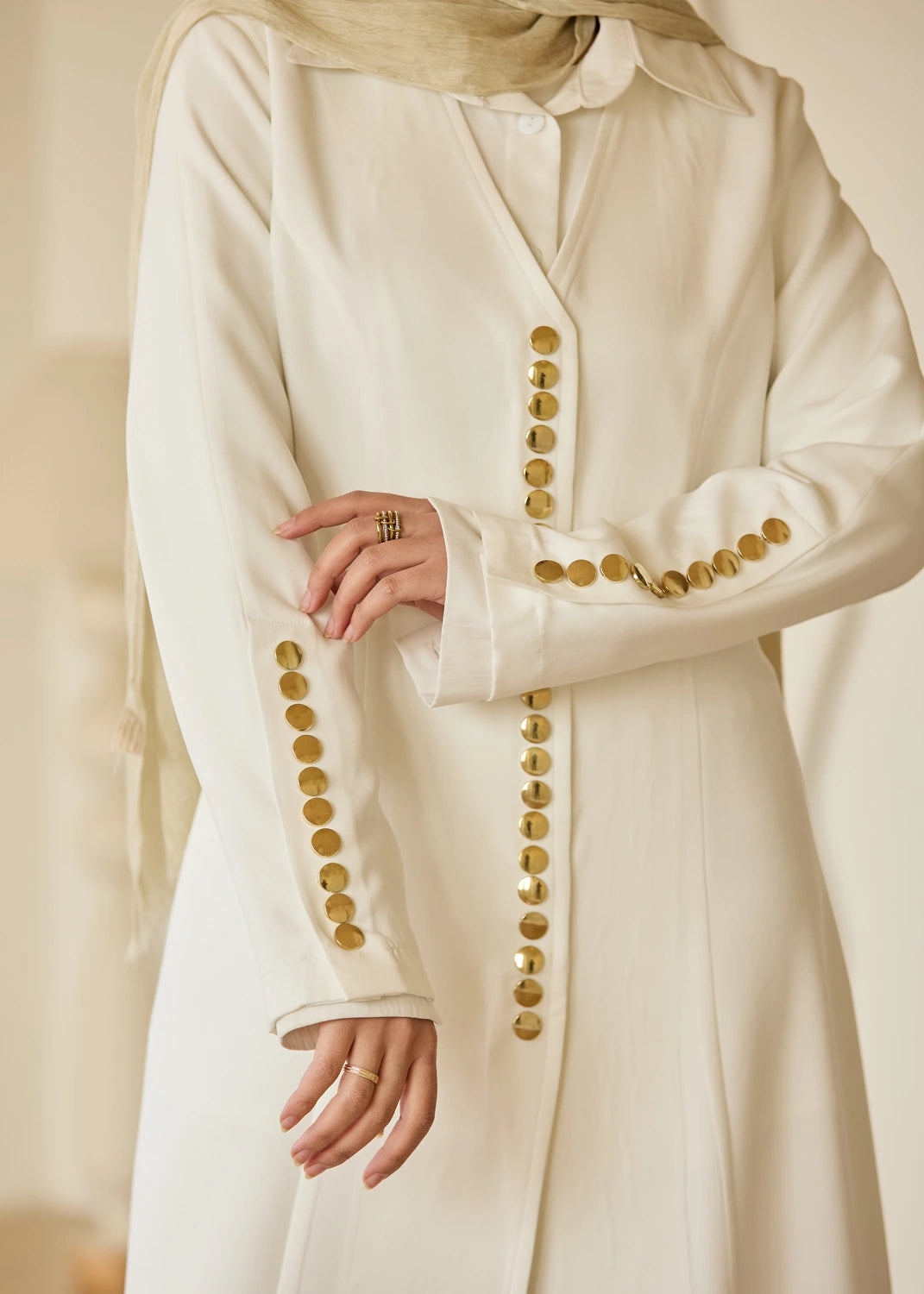 Button Front Coat Dress