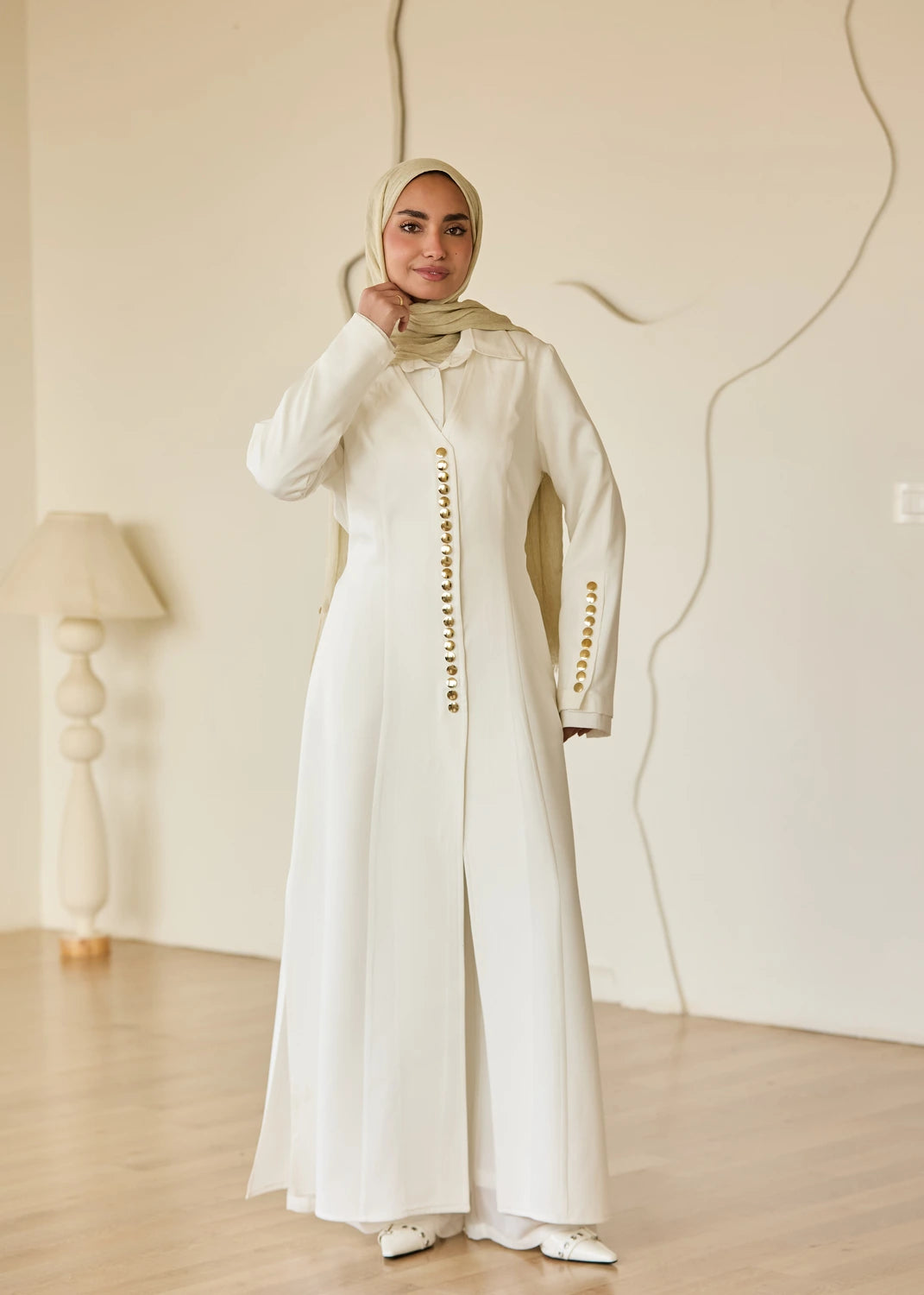 Button Front Coat Dress