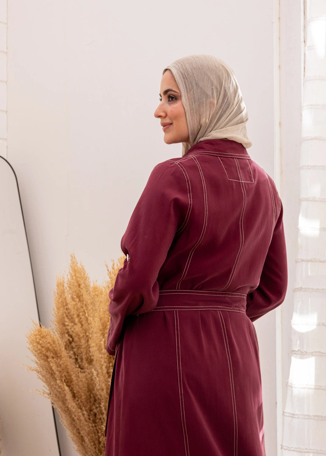 Tencel Belted Utility Dress