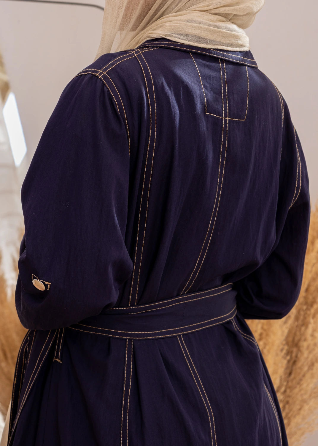 Tencel Belted Utility Dress