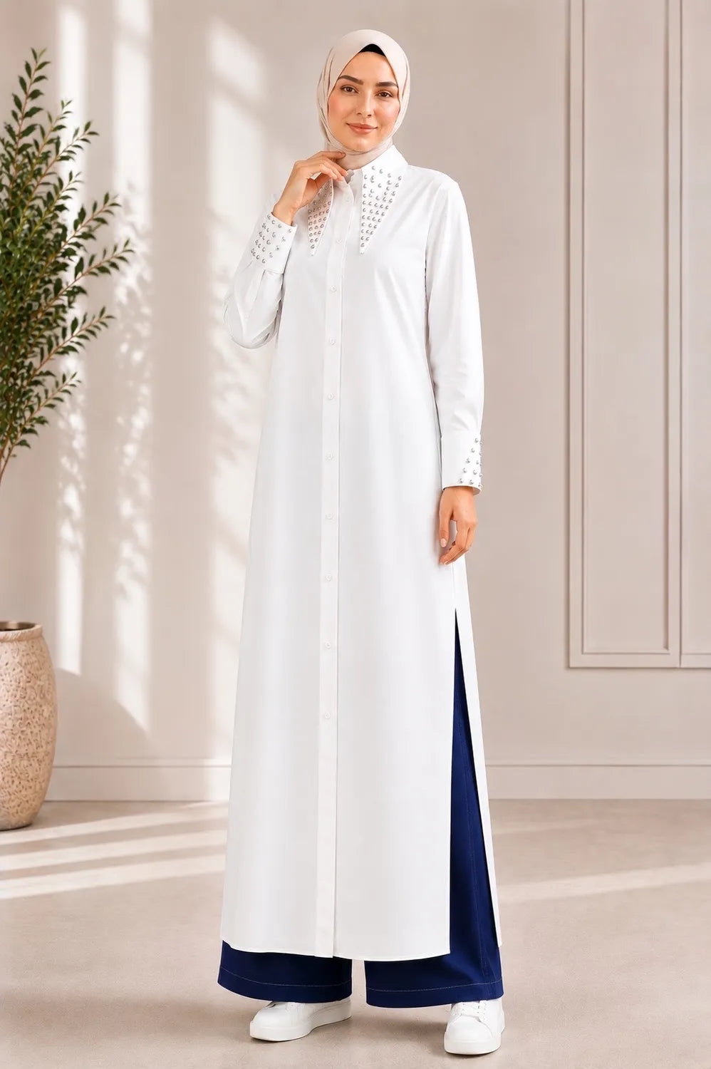 Long Pearl Shirt