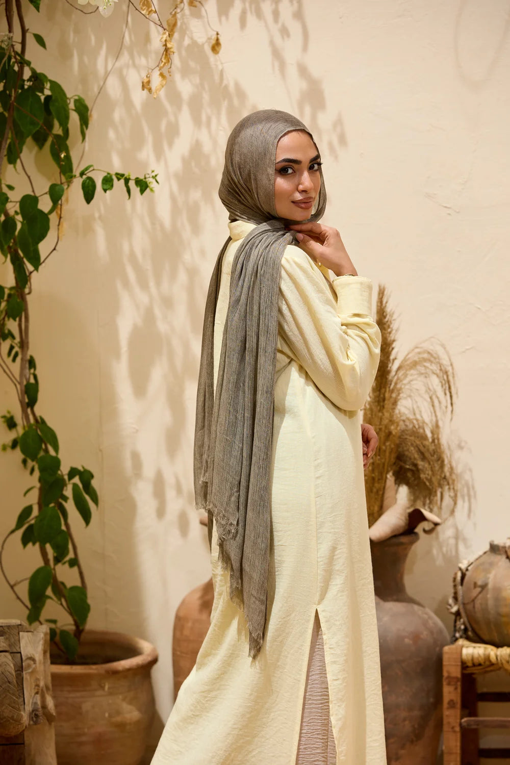 Longline Linen Shirt Tunic