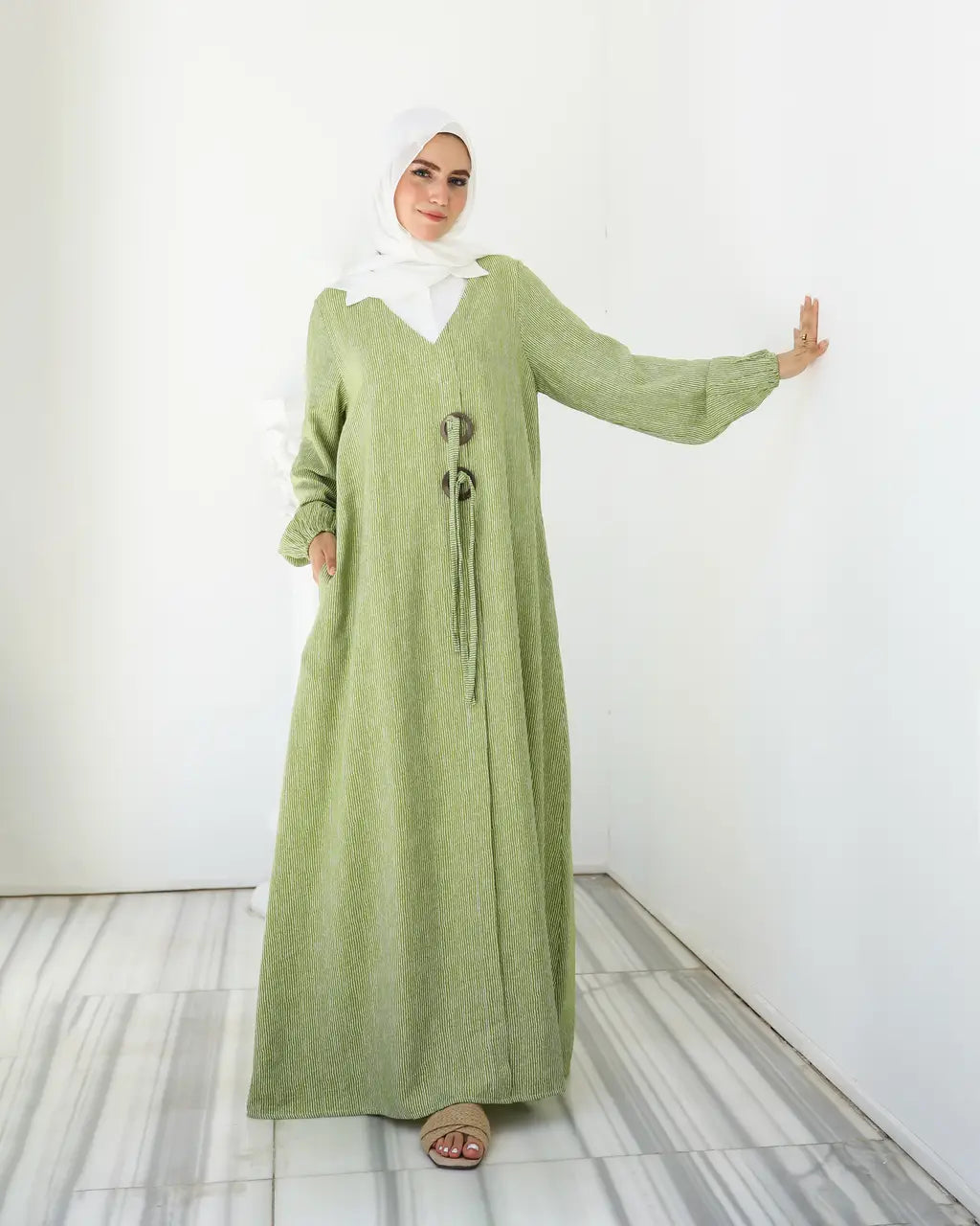 Crinkle Abaya - Dress