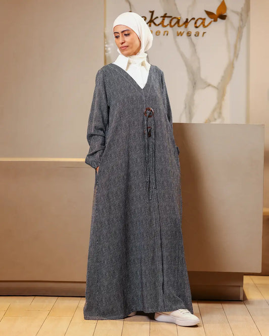 Crinkle Abaya - Dress