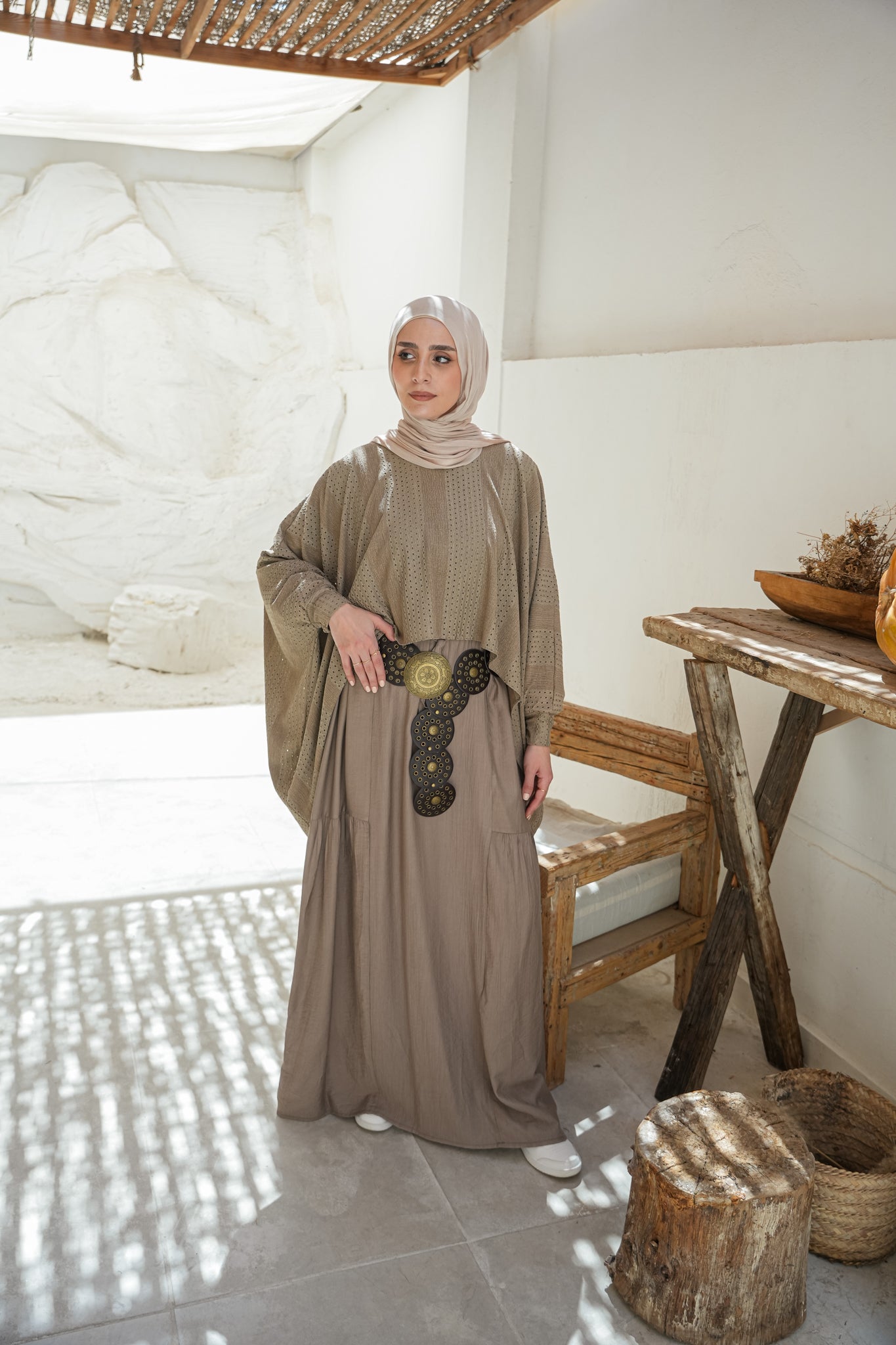 The Linen Flow Dress