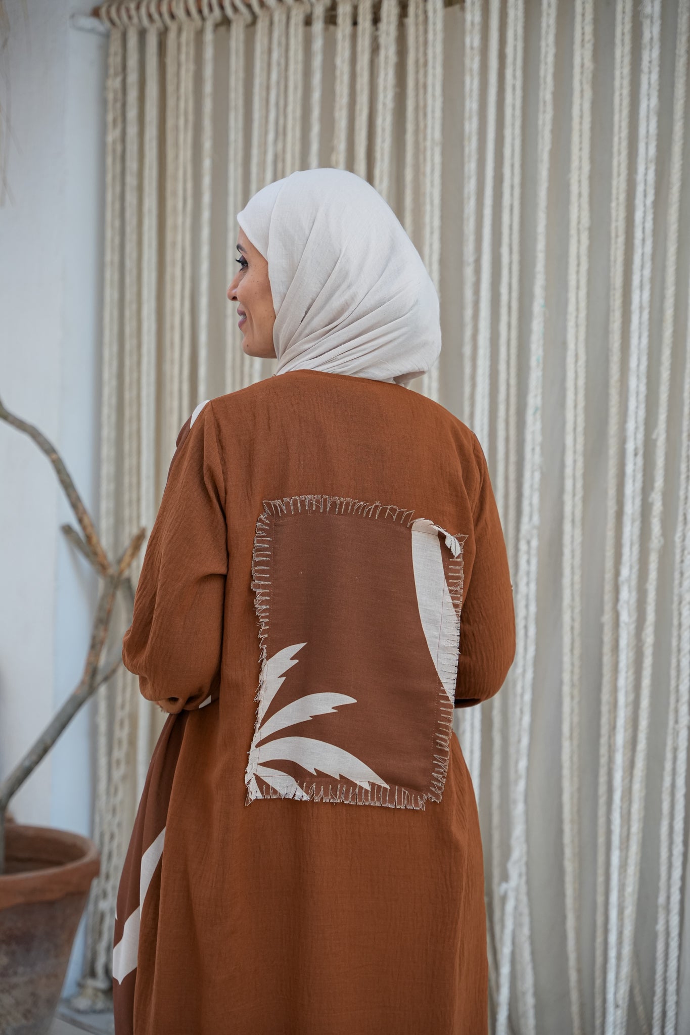Palm Print Cardigan