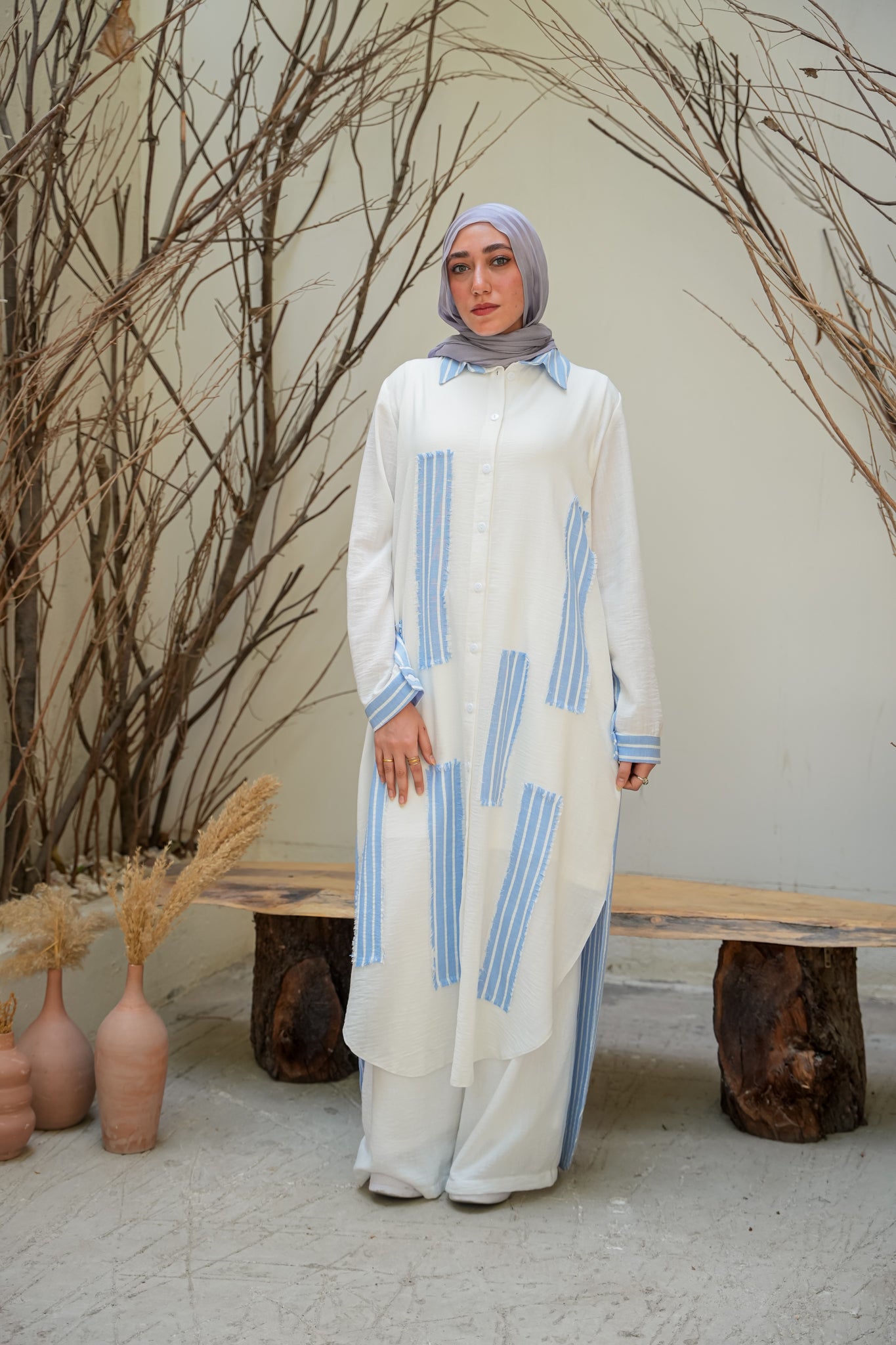 Patch Long Shirt