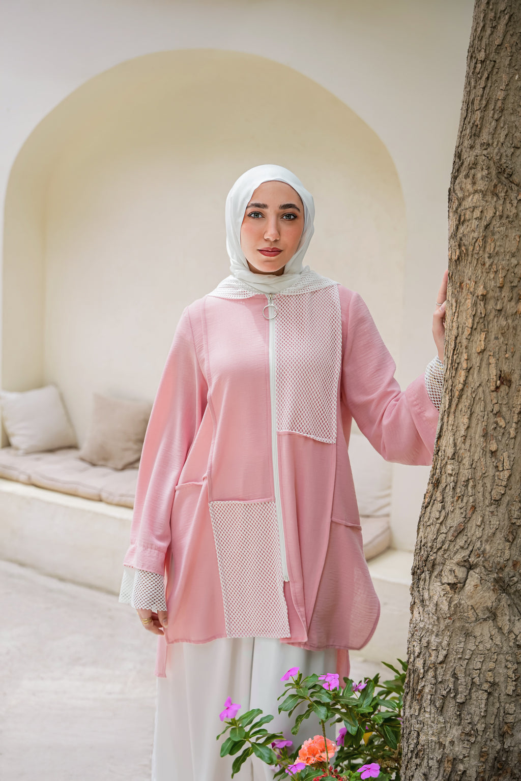 Guipure Mesh Jacket