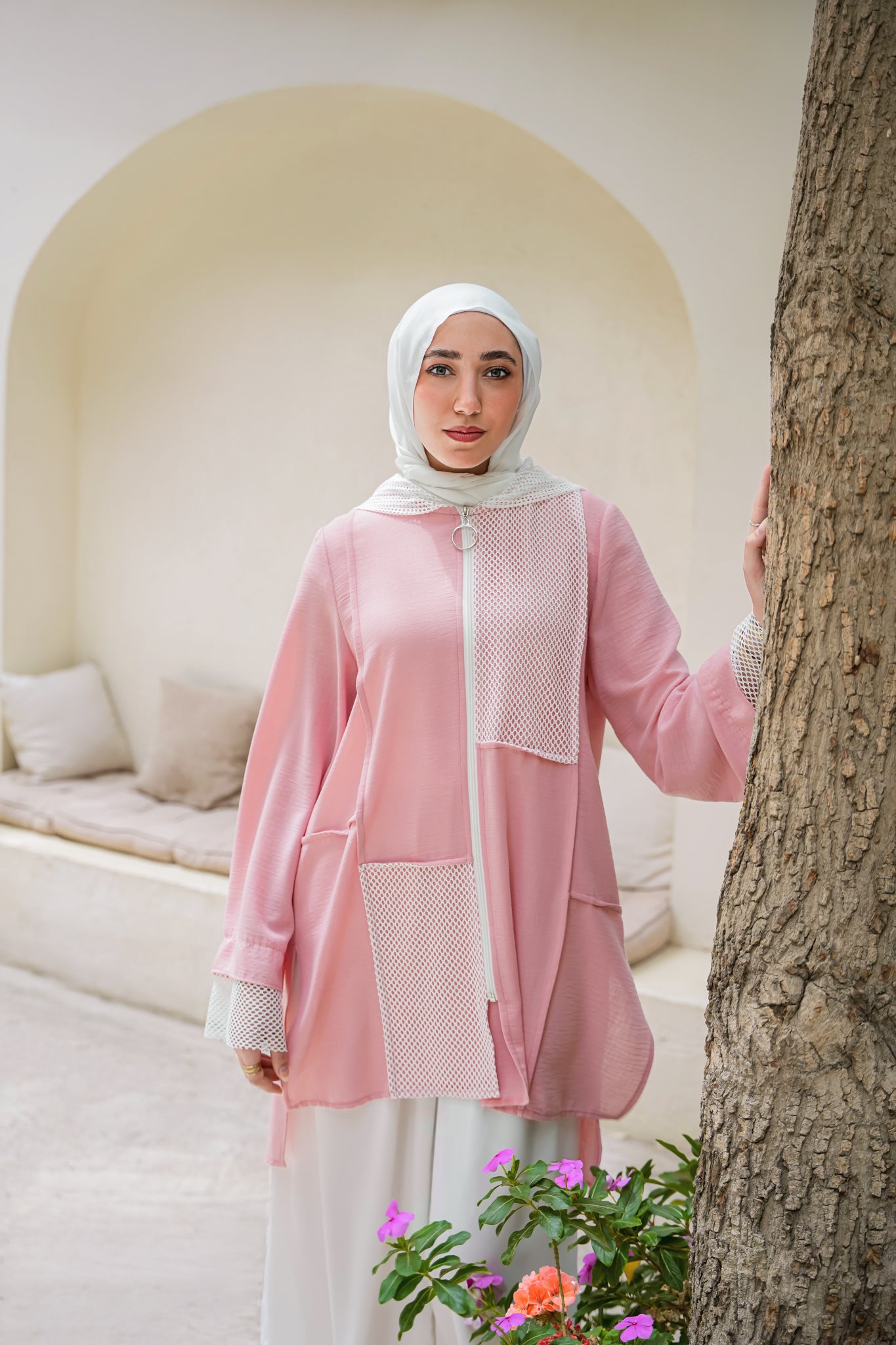Guipure Mesh Jacket