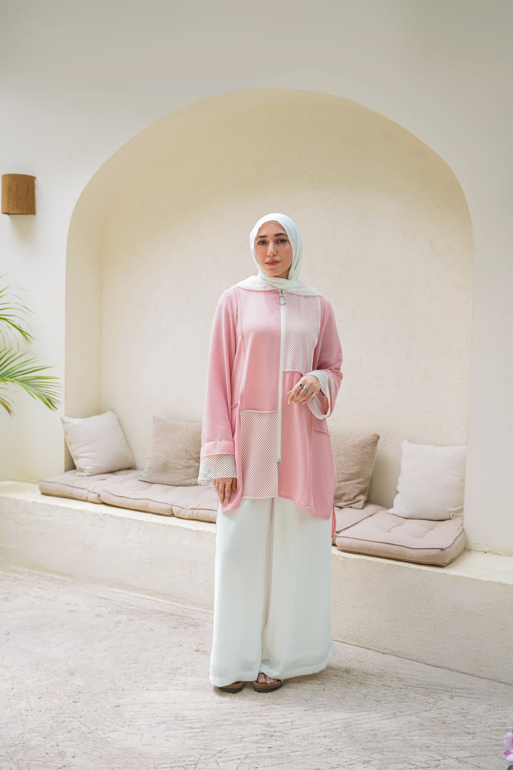Guipure Mesh Jacket