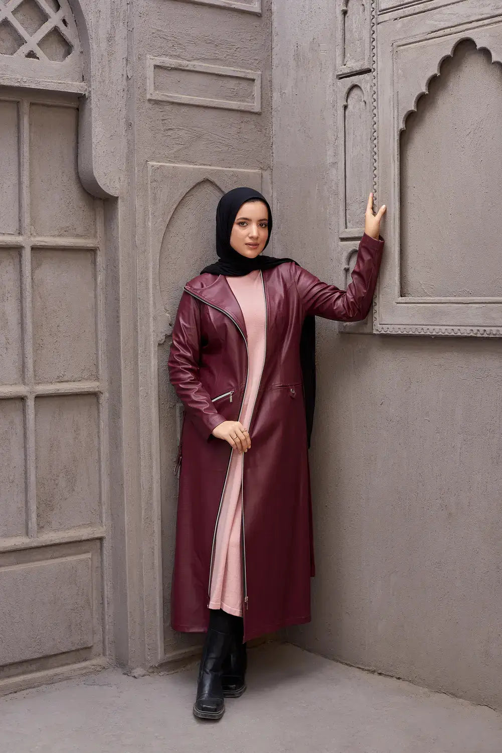 Elegant Modest Coat Dress | Coats | LEKTARA Lektara Elegant Modest Coat Dress | Coats | LEKTARA Lektara