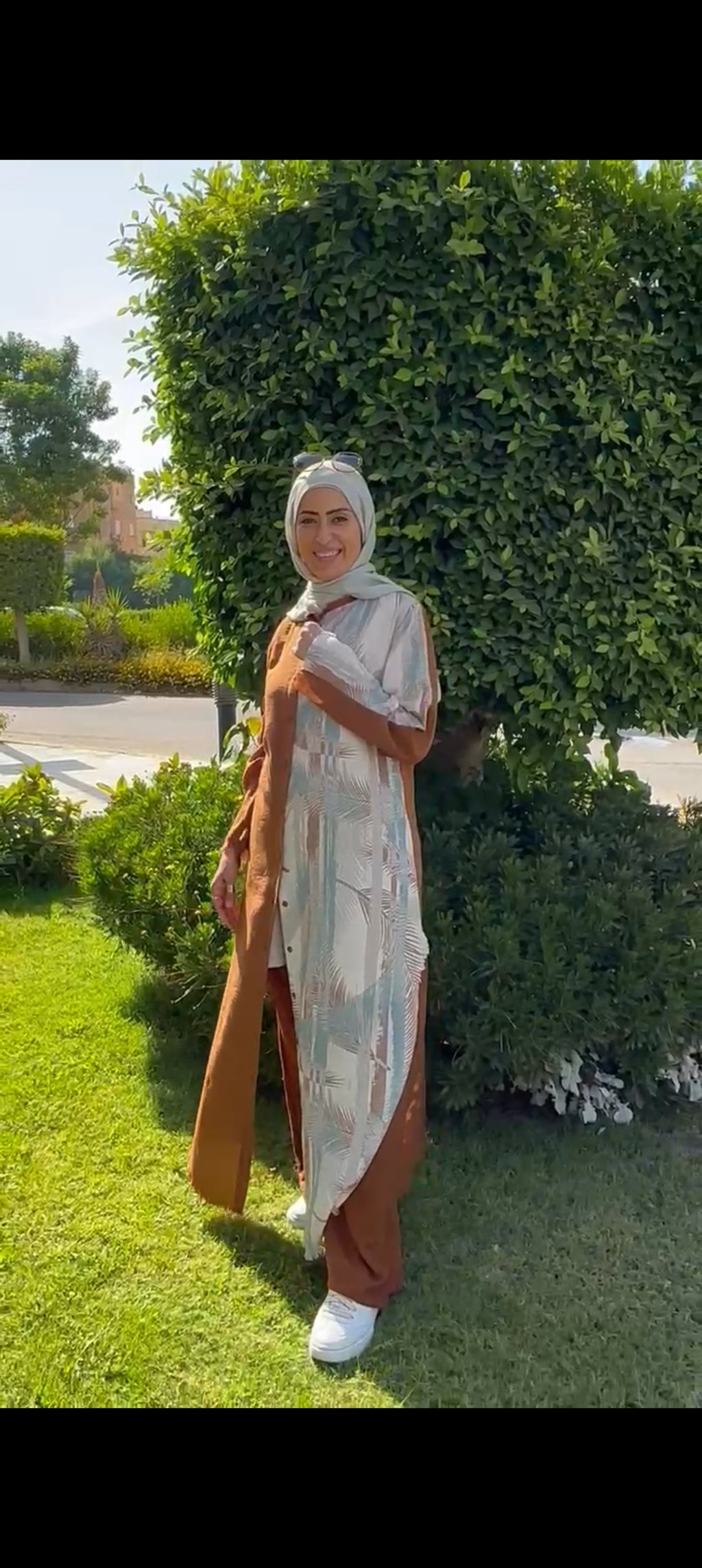 Long shirt - printed* plain