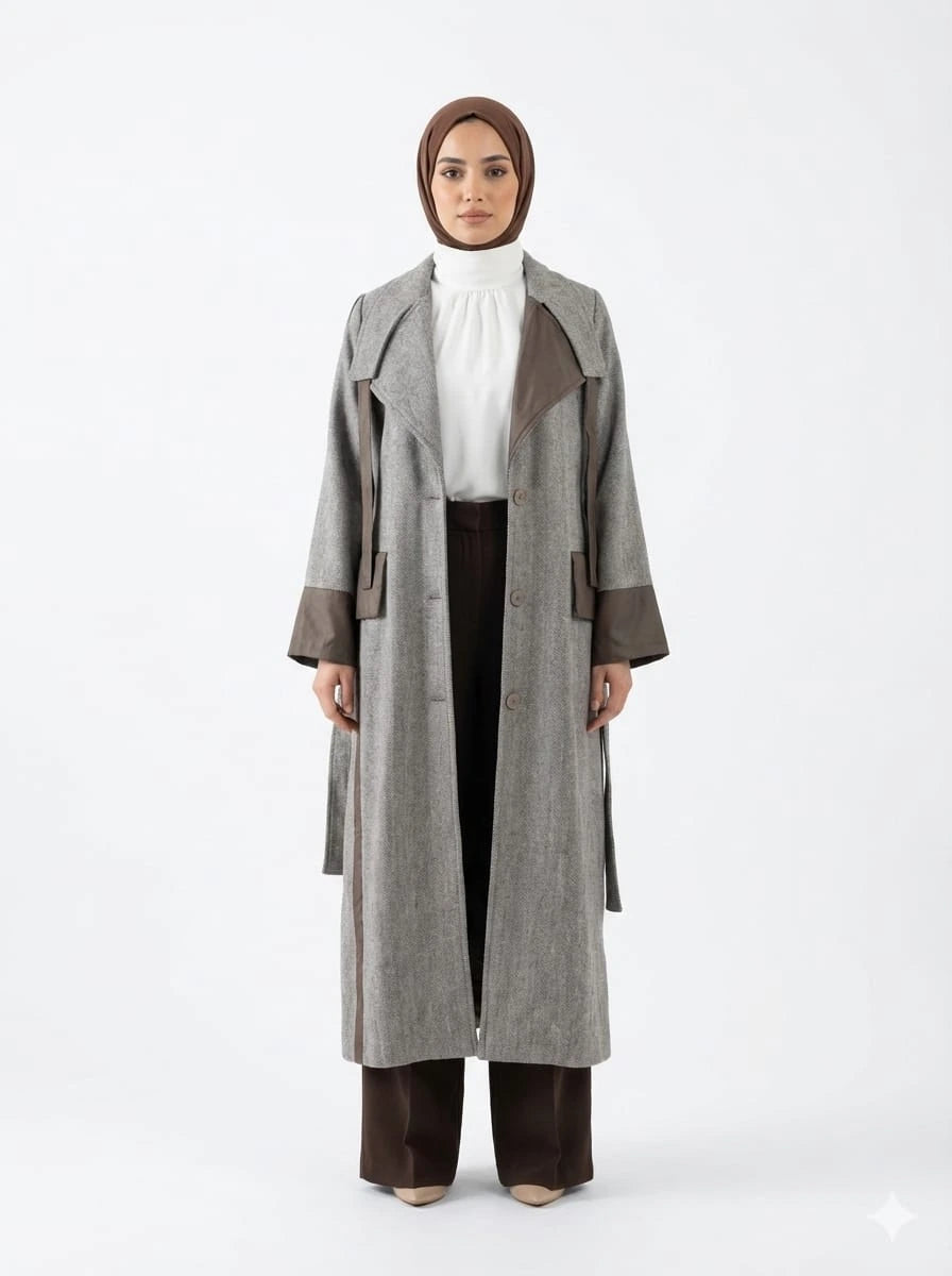 بالطو ترنش صوف